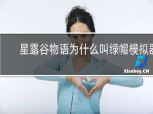星露谷物语为什么叫绿帽模拟器