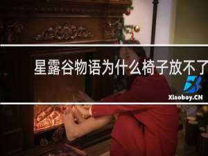 星露谷物语为什么椅子放不了