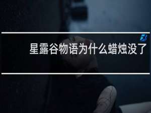 星露谷物语为什么蜡烛没了