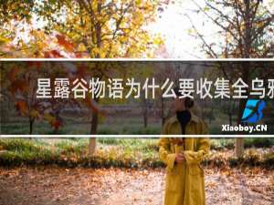 星露谷物语为什么要收集全乌鸦