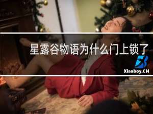 星露谷物语为什么门上锁了