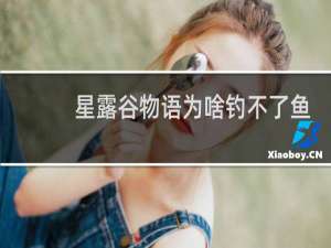 星露谷物语为啥钓不了鱼