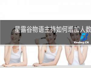 星露谷物语主持如何增加人数