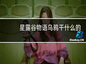 星露谷物语乌鸦干什么的