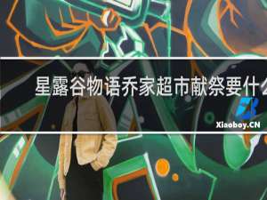 星露谷物语乔家超市献祭要什么