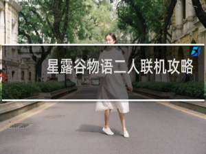 星露谷物语二人联机攻略