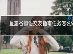 星露谷物语交友指南任务怎么做