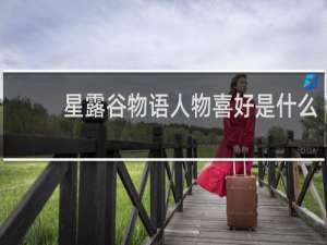 星露谷物语人物喜好是什么