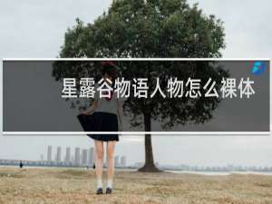 星露谷物语人物怎么裸体