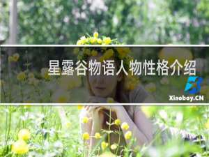 星露谷物语人物性格介绍