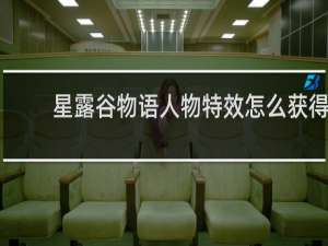 星露谷物语人物特效怎么获得
