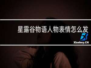 星露谷物语人物表情怎么发