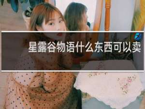 星露谷物语什么东西可以卖