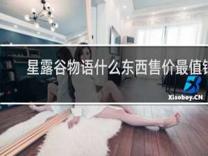 星露谷物语什么东西售价最值钱