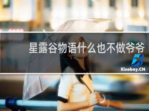 星露谷物语什么也不做爷爷