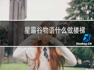 星露谷物语什么做楼梯