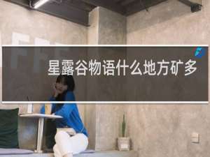 星露谷物语什么地方矿多