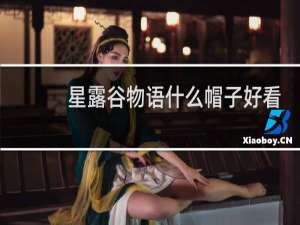 星露谷物语什么帽子好看