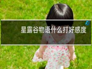 星露谷物语什么打好感度