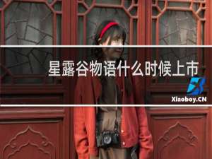 星露谷物语什么时候上市