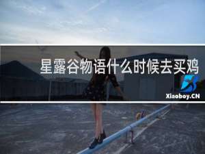 星露谷物语什么时候去买鸡