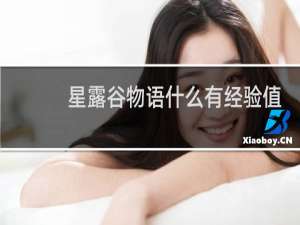 星露谷物语什么有经验值