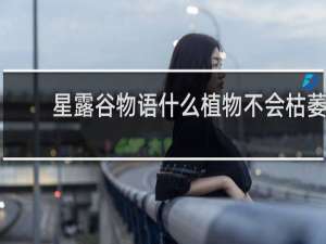 星露谷物语什么植物不会枯萎