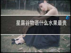星露谷物语什么水果最贵