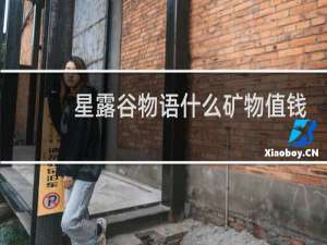 星露谷物语什么矿物值钱