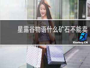 星露谷物语什么矿石不能卖