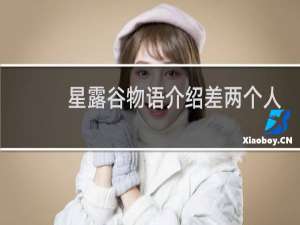 星露谷物语介绍差两个人