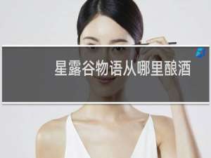 星露谷物语从哪里酿酒