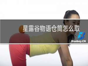 星露谷物语仓筒怎么取