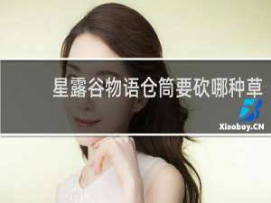 星露谷物语仓筒要砍哪种草