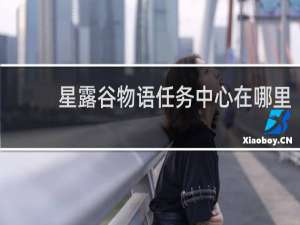 星露谷物语任务中心在哪里