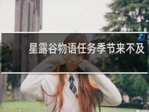 星露谷物语任务季节来不及