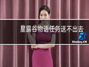星露谷物语任务送不出去