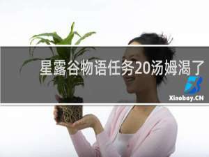 星露谷物语任务 汤姆渴了