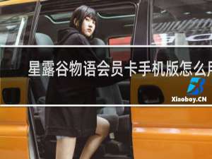 星露谷物语会员卡手机版怎么用