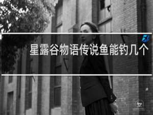 星露谷物语传说鱼能钓几个