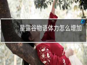星露谷物语体力怎么增加