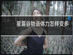 星露谷物语体力怎样变多