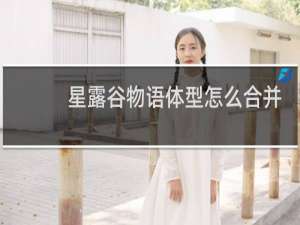 星露谷物语体型怎么合并