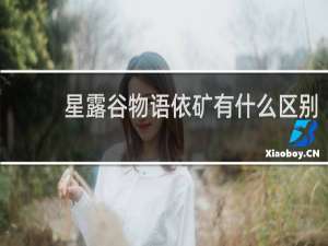 星露谷物语依矿有什么区别