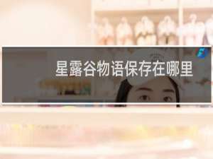 星露谷物语保存在哪里