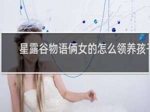 星露谷物语俩女的怎么领养孩子