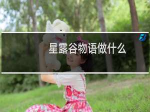 星露谷物语做什么