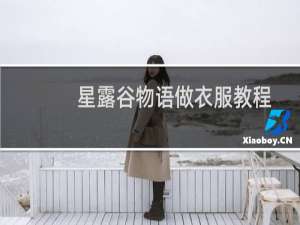 星露谷物语做衣服教程