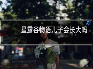 星露谷物语儿子会长大吗