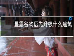 星露谷物语先升级什么建筑